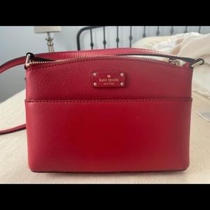 Kate Spade Small Crossbody- Red
